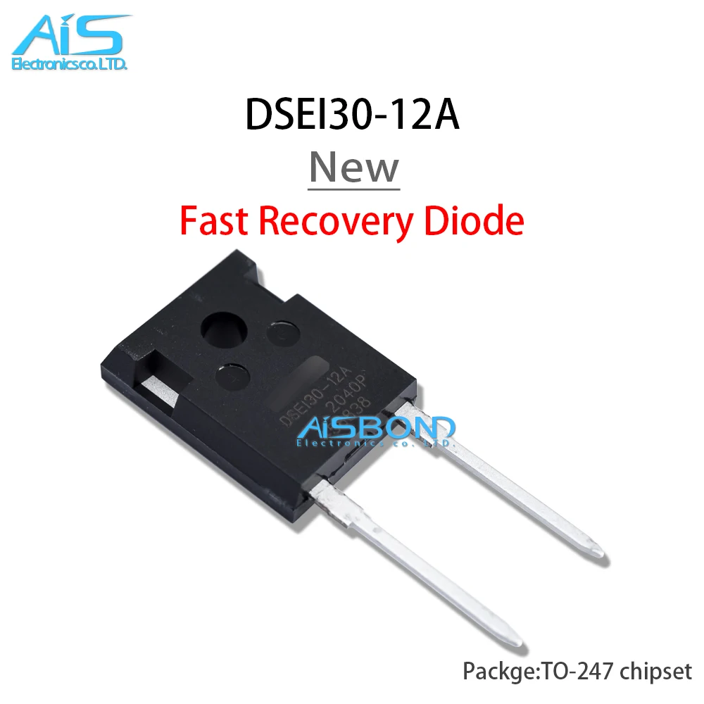 

2Pcs/Lot New DSEI30-12A Fast Recovery Epitaxial Diode DSE130 DSEP DSEP30-06A DSEI30-06A DSEI30-10A TO-3P TO-247 FRED