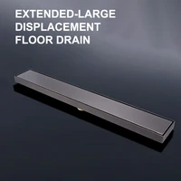 invisible floor drain invisible sus304 stainless steel home decoration accessories large displacement extended shower roo
