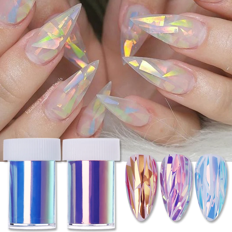 Переводные наклейки для ногтей Aurora мраморная серия бумажный цветочный узор