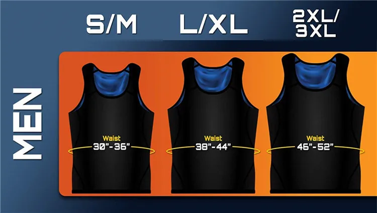 

Men Sweat Vest Sauna Shapers Body Shapewear Waist Trainer Slimming Vest Hot Thermo Sweat Sauna Tank Tops Fitness Workout