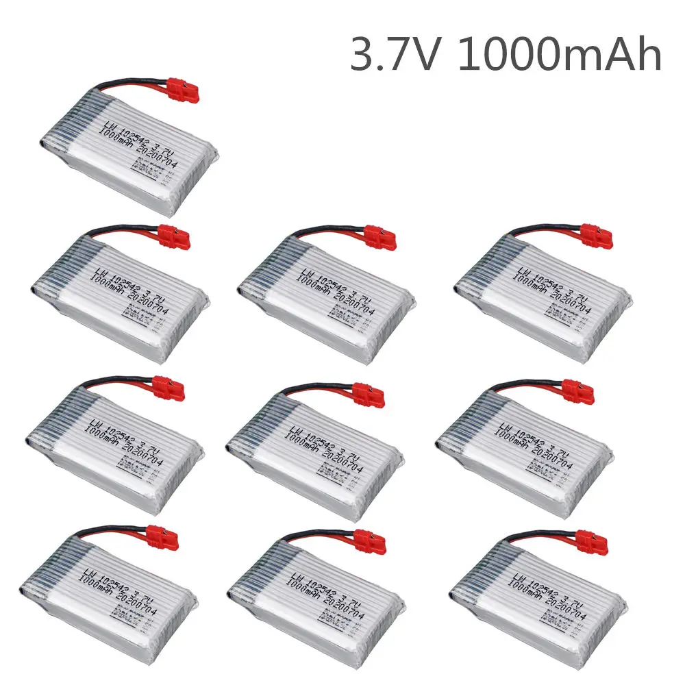 3,7 V 1000mAh 25C батарея для SYMA X5HW X5HC X5UC X5UW для радиоуправляемого дрона квадрокоптера Запасные детали Bettery 3,7 v 102542