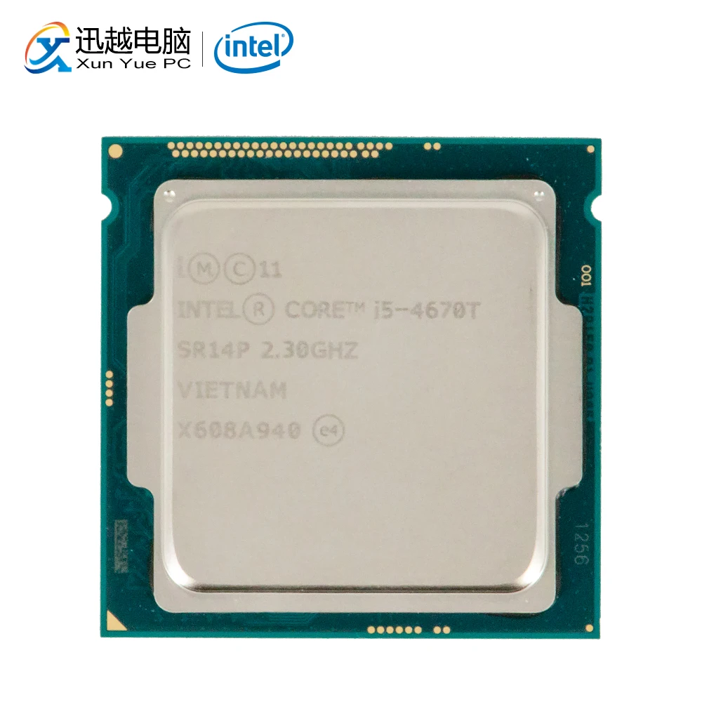 Intel Core i5-4670T настольный процессор i5 4670 T Quad-Core 2,3 ГГц 6 Мб L3 Кэш LGA 1150 сервер, используемый для Процессор