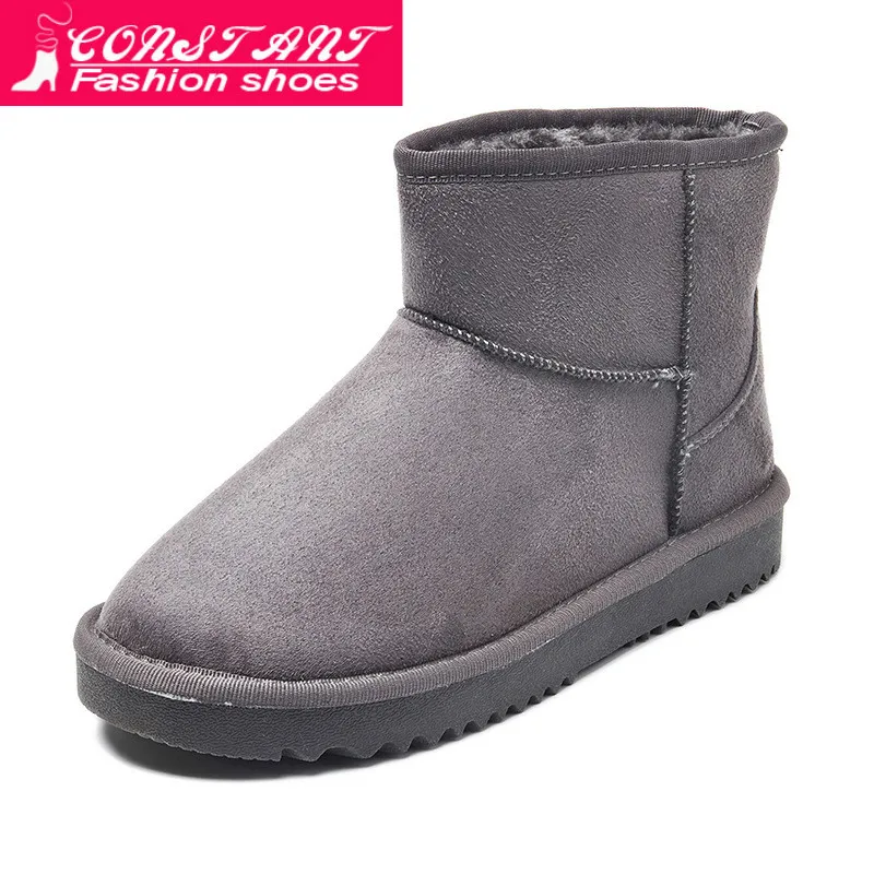 Зимние сапоги женские короткие трубы Новинка 2019 года Корейская Студенческая