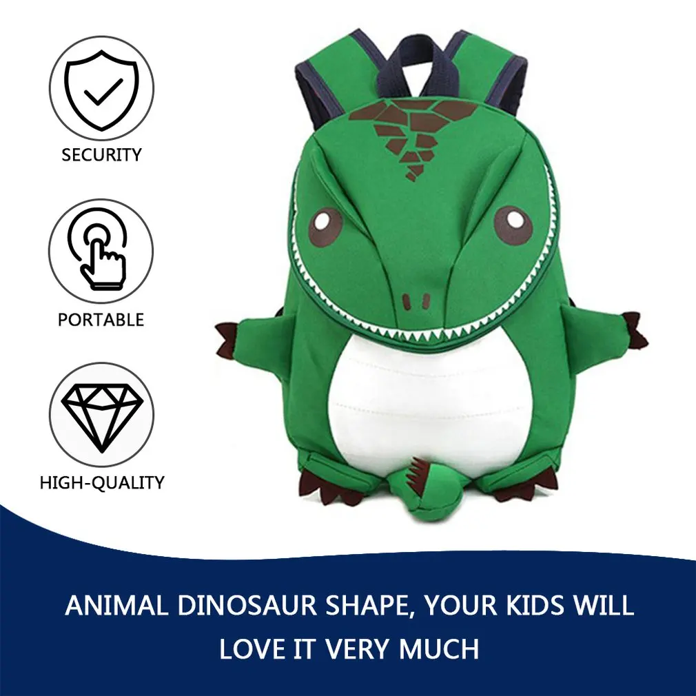 Забавный милый дизайн детская школьная сумка легкий рюкзак в форме динозавра для