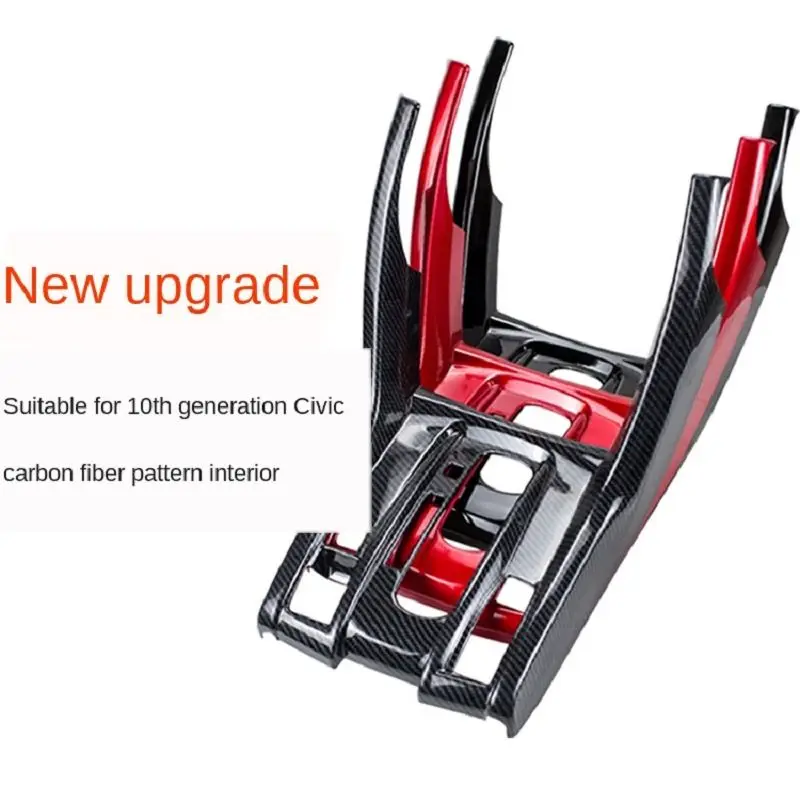 

Full Set Carbon Fiber Pattern Interior Central Control Applicable for 10th Generation Civic Interior Decoration for Modification