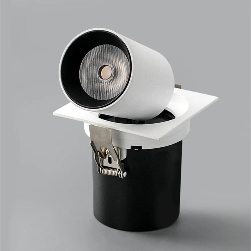 Одиночный/двойной головкой светодиодный светильник утопленный Телескопический