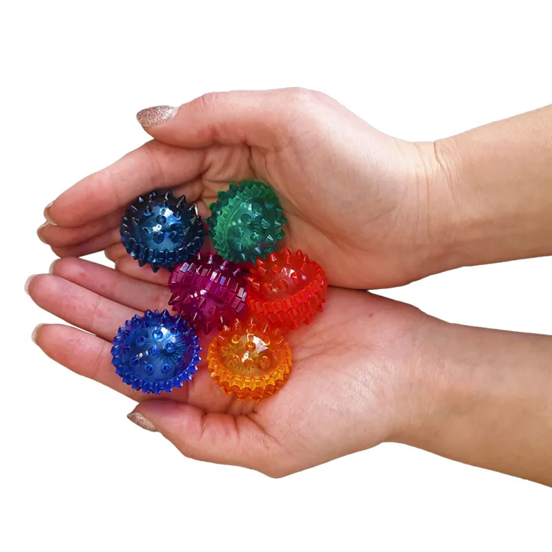 Ежик с пружинкой акупунктура су-джок массажный шар массажер для рук мини |