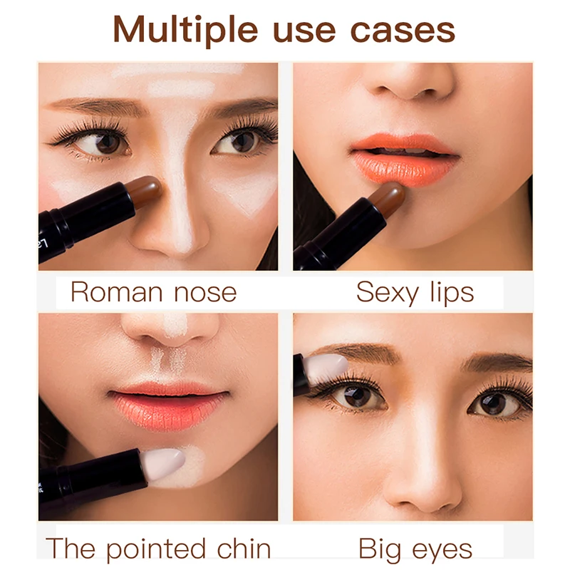 Двухсторонняя осветляющая консилер-ручка для глаз или лица полностью