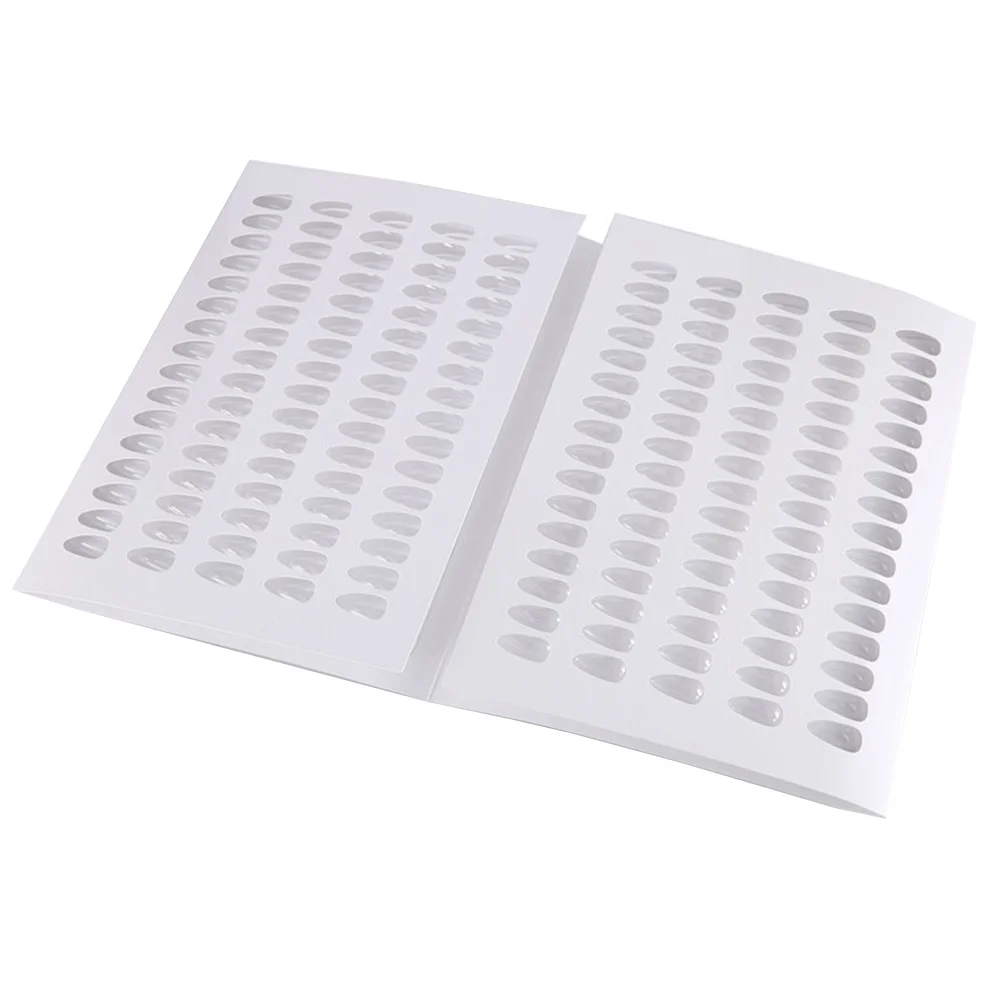 

1PC 160-color Nail Color Sample Plate Nail Color Display Book (White)
