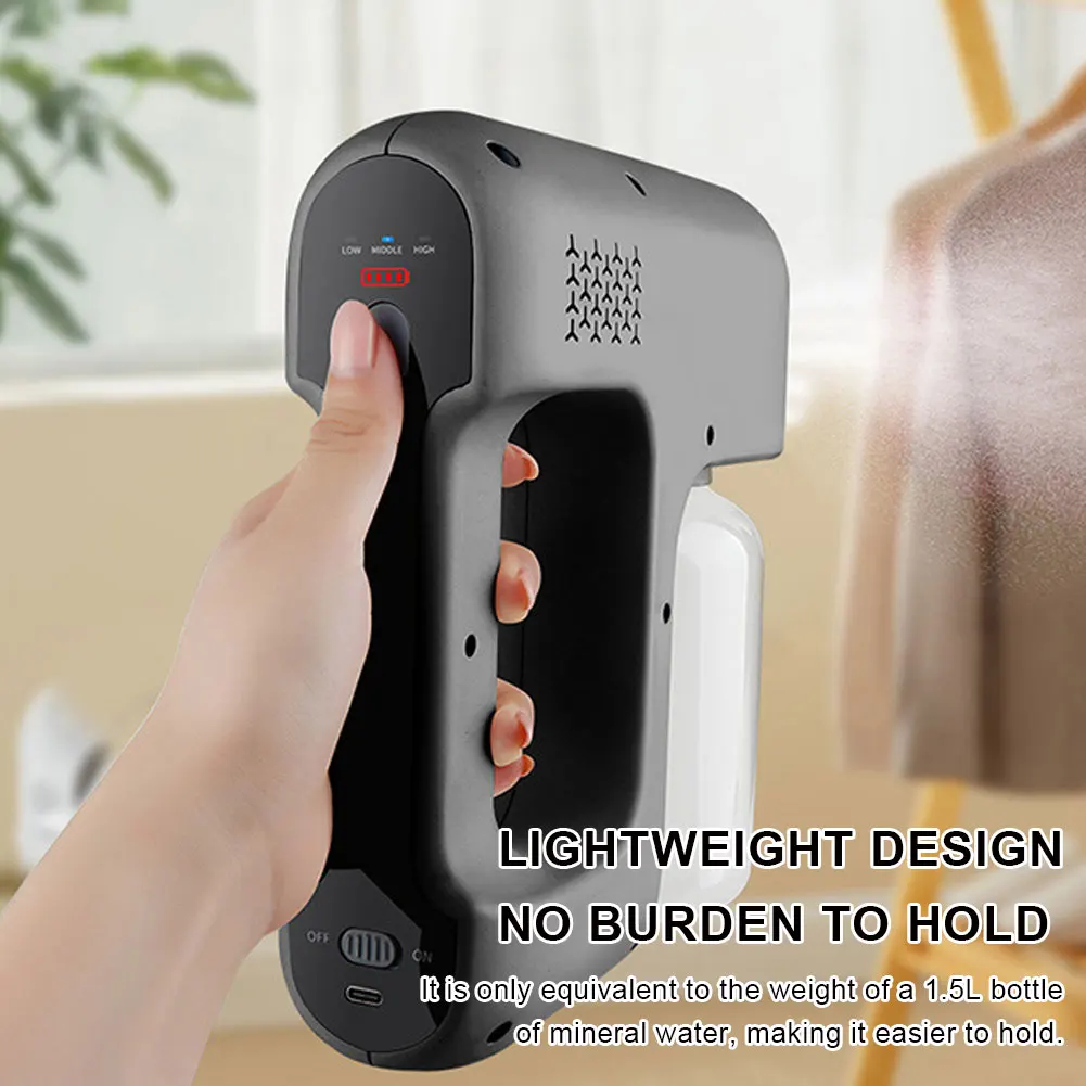 

Nano Steam Gun Handheld 400ML Large Capacity USB Rechargeable Wireless Spray Nano Atomizer for Home Office School or Garden