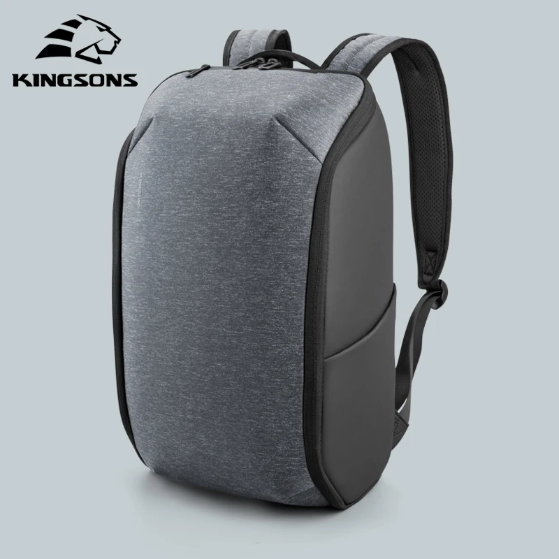 

Kingsons Laptop Backpack Men Collapsible 15 inch Multifunction Waterproof Travel Backpacks Anti-thief male school bags hot