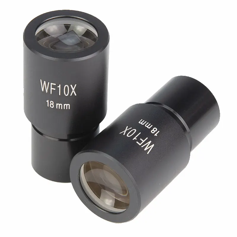 1 шт. WF10X/18 мм крепление 23 2 Биологический микроскоп широкоугольный окуляр с весом |