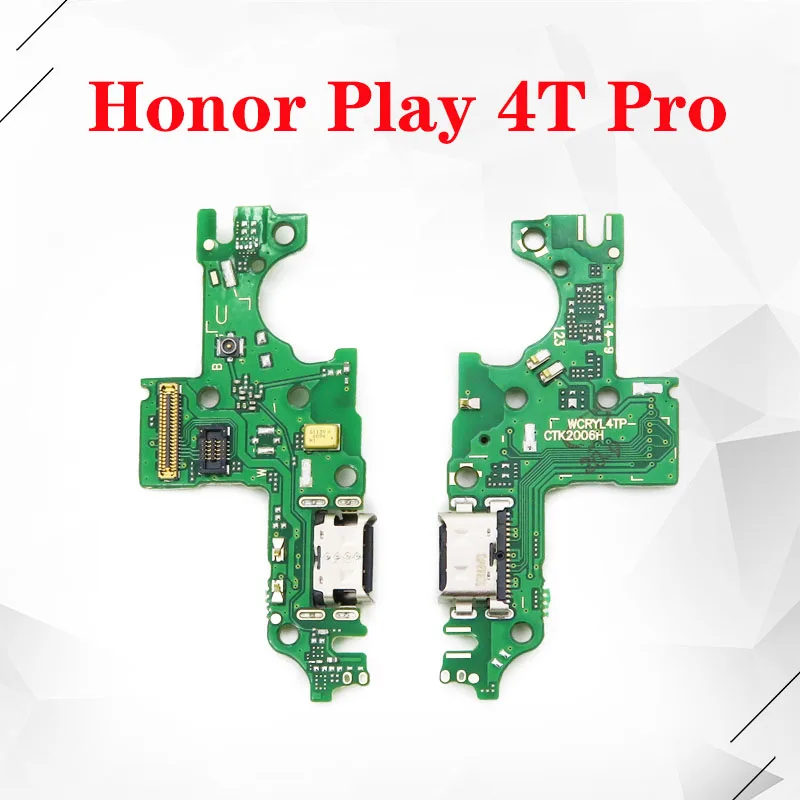 

USB Port Charger Dock Plug Connector Charging Board FLex Cable For Huawei Honor Play 4T Pro Mic Microphone Board