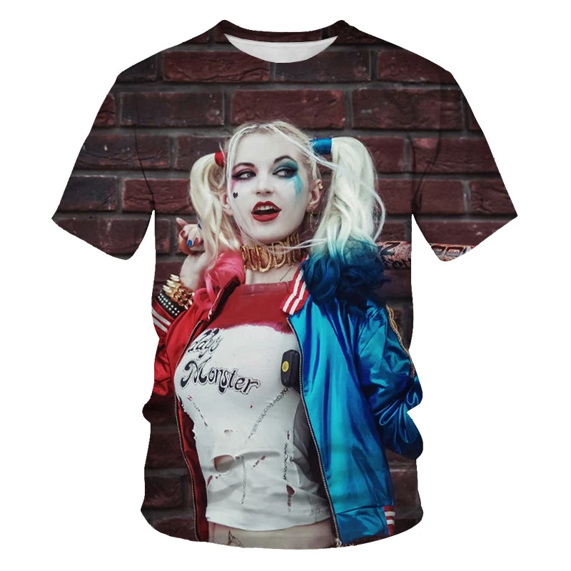 

Summer new couple outfit 3DT shirt nostalgic classic movie high-quality 3D digital printing fashion trend O-neck T-shirt