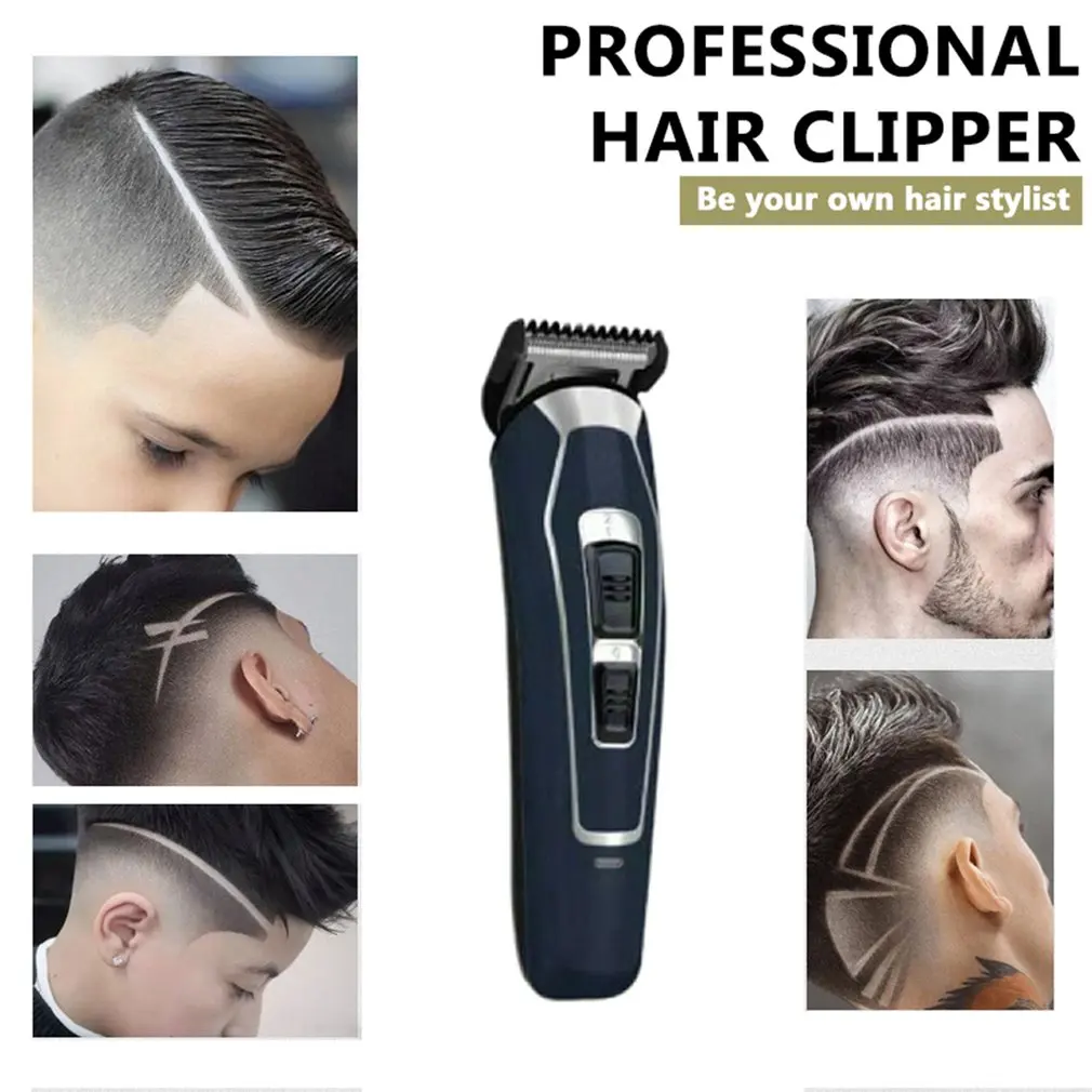 

Electric Hair Clipper Rechargeable Low Noise Hair Trimmer Hair Cutting Machine Beard Shaver Trimer For Men Barber