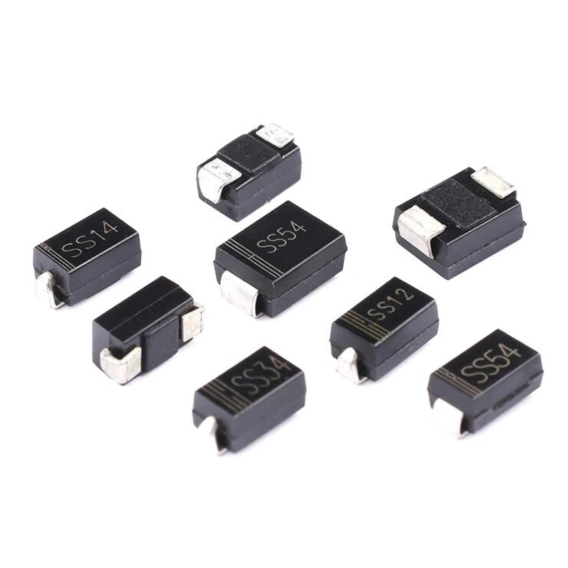 SMD диод Шоттки SMA SS12 SS14 SS16 SS24 SS26 SS34 SS36 SS54 SS110 SS210 SS220 SS310 SS510 SS520 S3M ER2D|Диоды| |