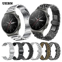 uebn classic metal stainless steel wrist band for huawei watch gt 2 pro smartwatch strap for gt 2 42 46mm 2e bracelet watchbands