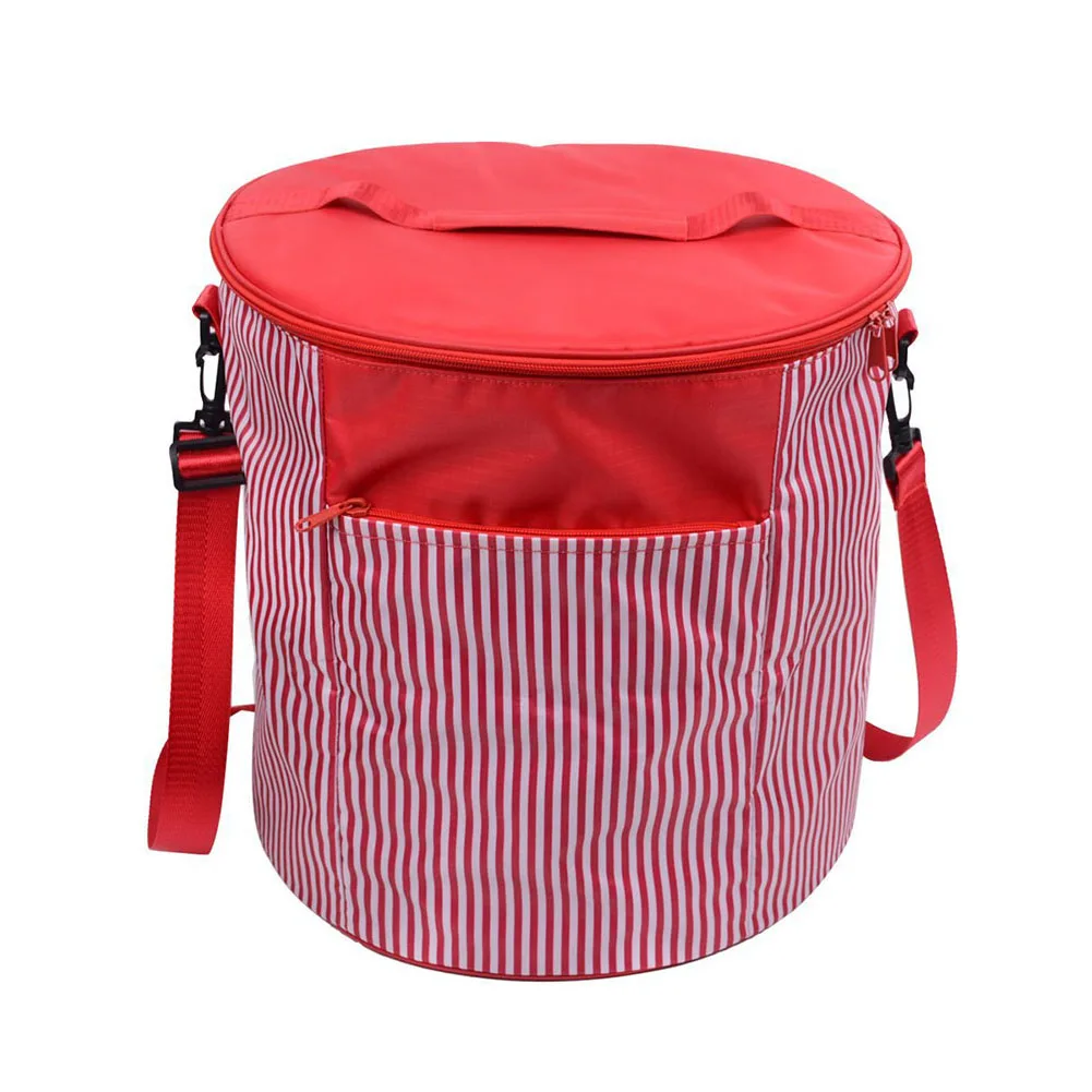 

Nylon Red Tote Bag Foldable Portable Big Item Storage Bag Suitable For Outdoor Travel Mountaineering Camping