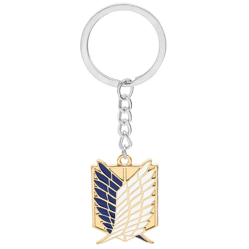 

Attacks On Titan Cosplay Scouting Keychain Liberty Wing Keyring Unisex Jewelry