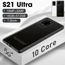 Global version S21 Ultra Smartphone 16GB+512GB Android Mobile phone 7.3HD inch cellphones 24+48MP Phone 6800mAh 5G celular
