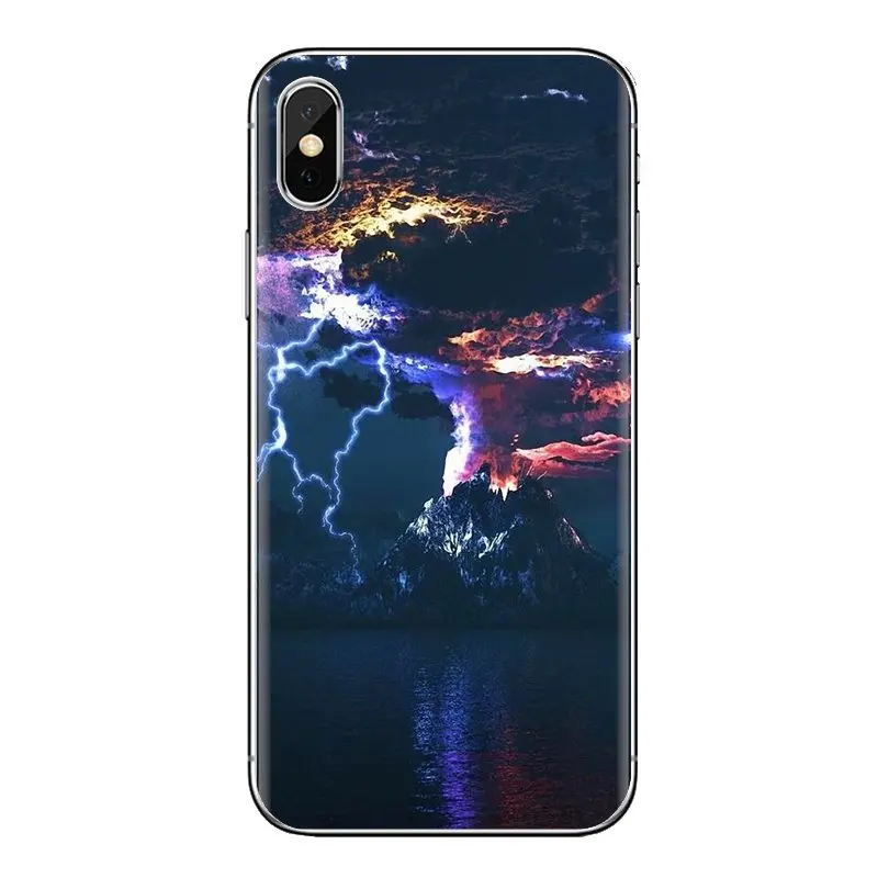 Извергание вулкана чудеса натуральное силиконовое покрытие для телефона Xiaomi Redmi