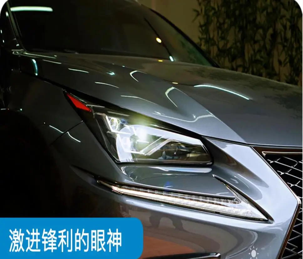Автомобильная фара bupmer для Lexus фары NX200 NX200T NX300T автомобильные аксессуары все в светодиодный противотуманный фонарь для Lexus фары