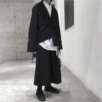 Новый стиль женский дизайн свободный костюм для отдыха небольшой пиджак|Женские