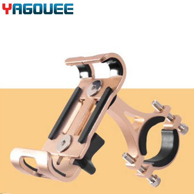 

Rotatable Aluminium Alloy Bike Phone Holder 3.5-6.5" Cell Phone GPS Mount Holder Bicycle Phone Support Cycling Bracket Mount