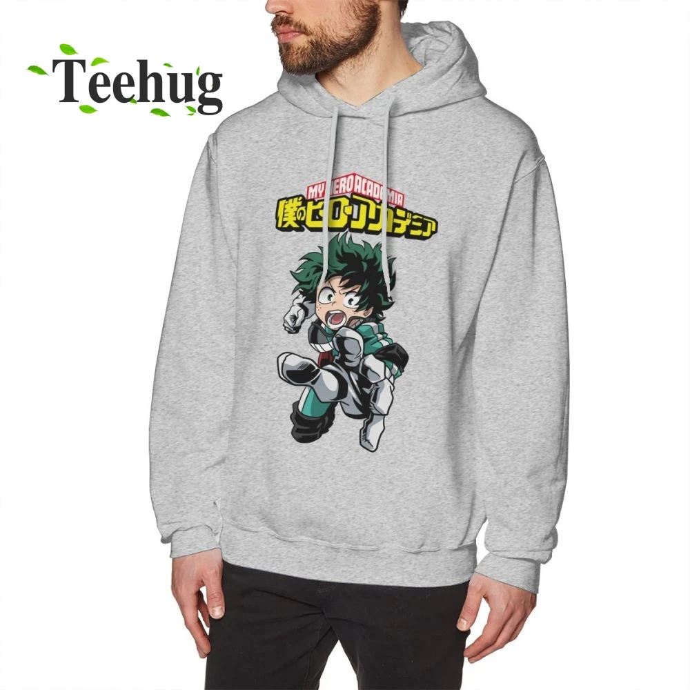 Мультяшный дизайн Izuku Midoriya Deku моя геройская Академия Boku No свитшот с героем