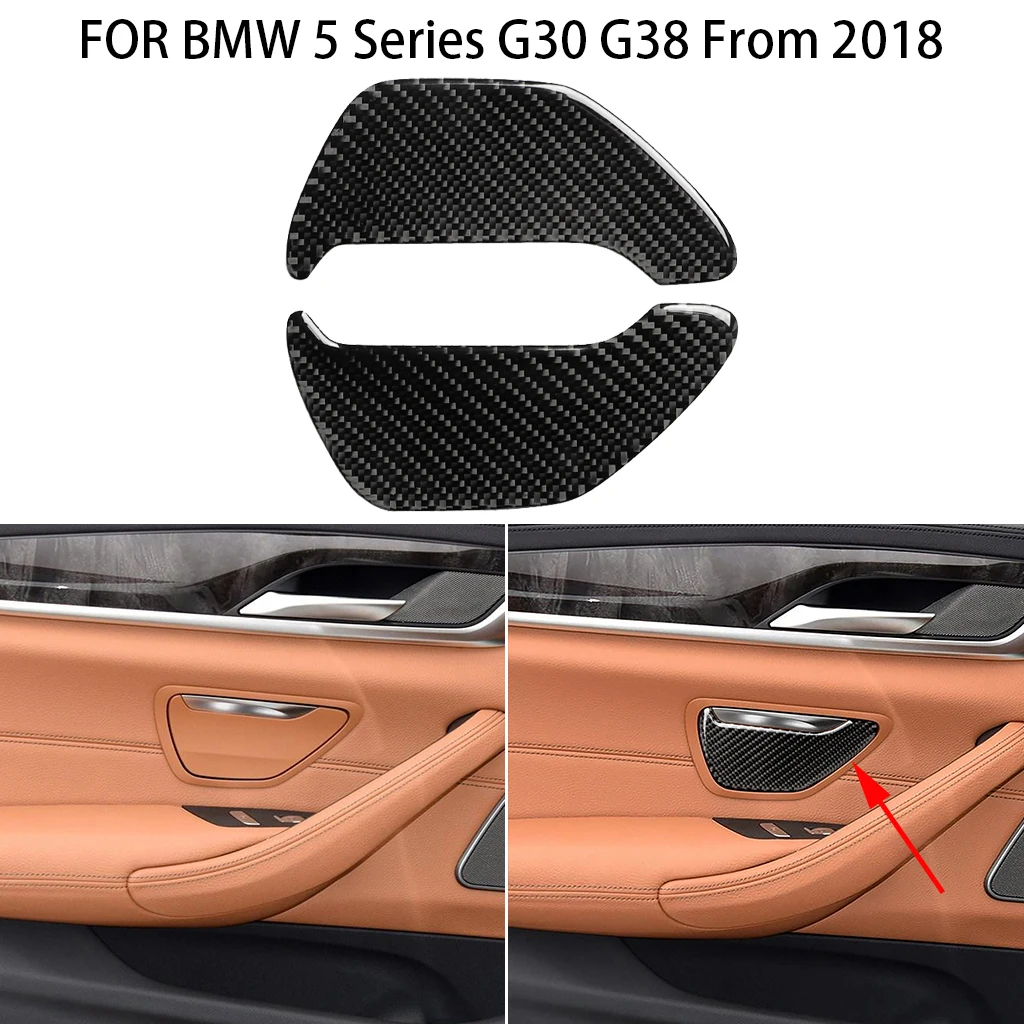 

Carbon Fiber Auto Interior Ashtray Panel Decoration, Suitable For BMW 5 Series G30 G38 Stickers 1 Piece/set