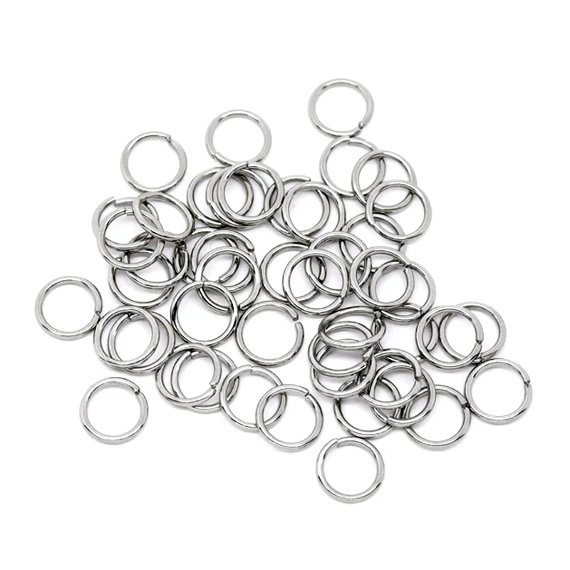 200 шт. открытые колечки для ювелирных изделий 10 мм|Ювелирная фурнитура и