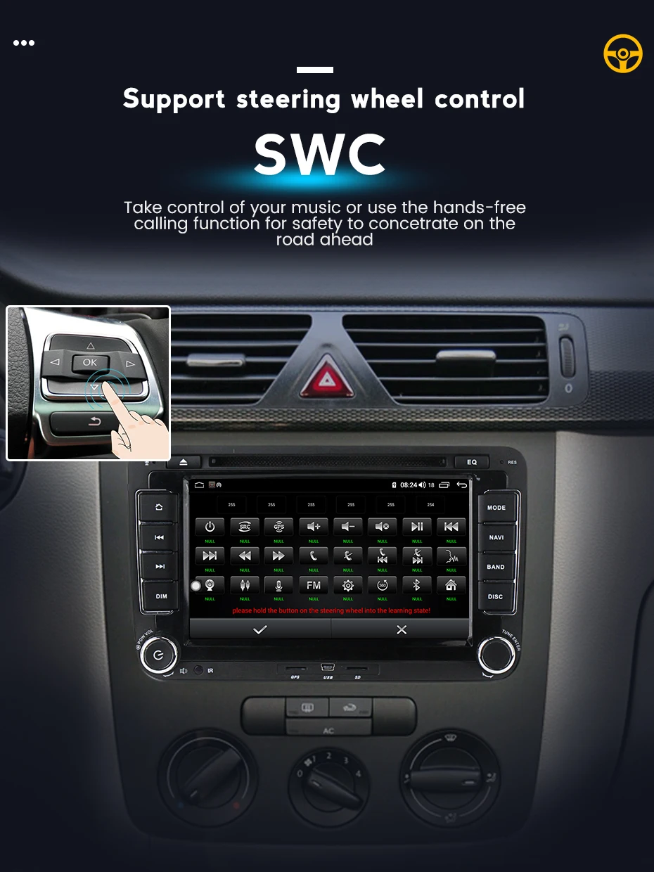 Автомобильный мультимедийный плеер Android 11 DVD стерео GPS-навигация для Mercedes-Benz M-Class