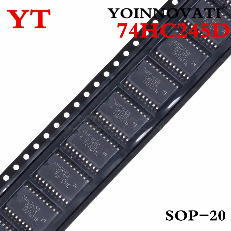 

200 шт./лот SN74HC245DWR SN74HC245D 74HC245 74HC245D SOP20 IC