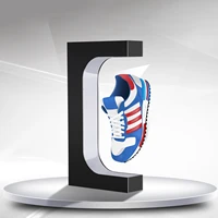 home magnetic levitation floating shoe display stand 360 degree rotation sneaker stand house shop shoe display holds stand