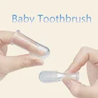 Мягкая детская зубная щетка на палец, силиконовая Детская щетка, щетка для ухода за зубами, детская зубная щетка