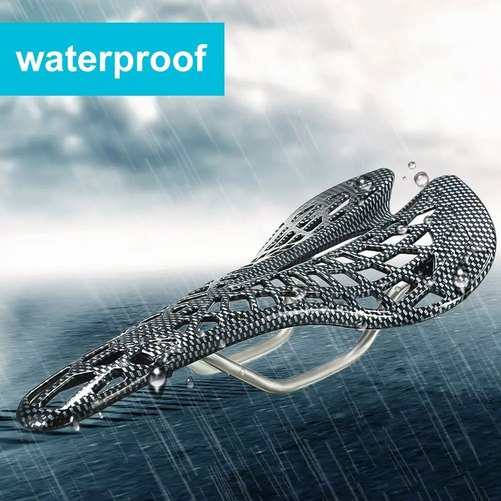 

Bicycle Saddle Seat Breathable Soft Cushion Spider Carbon Fiber PU Cycling Accessories Mountain Road Bike Seats