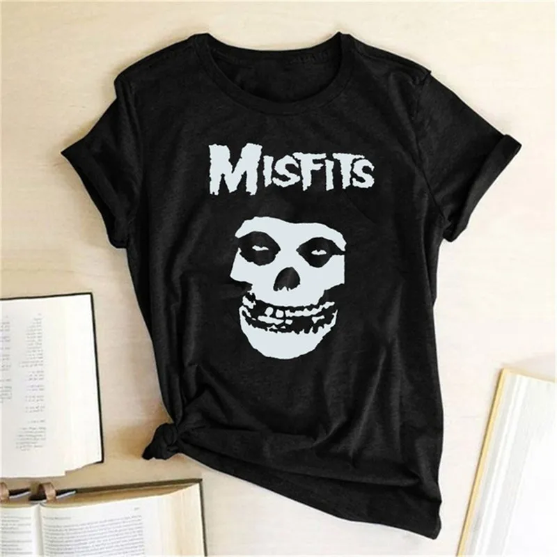 

MISFITS Season Tv T Shirt Women Funny Summer Short Sleeve Harajuku Tees Female Camisetas Mujer Manga Corta Casual Tops
