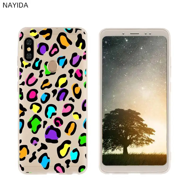 3D printing 08 Модная мягкая термополиуретановая крышка-чехол для Coque Xiaomi Redmi 4X 4A 6A 7a Y3 K20 5 Plus Note 8 iPhone 7 6 Plus 5 iPad Pro с леопардовым принтом - Цвет: 3D printing 08