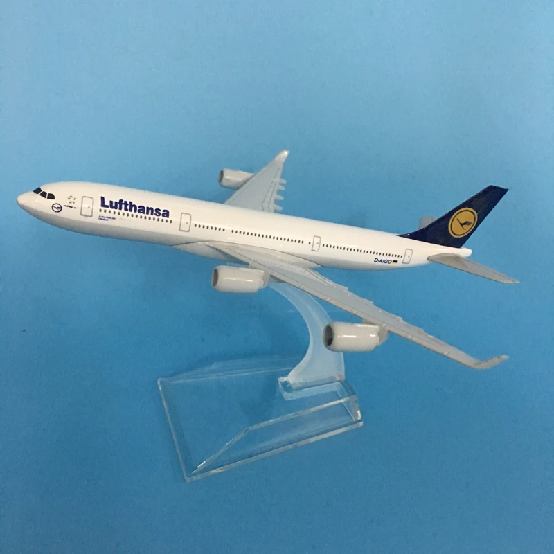 JASON TUTU 16 см Lufthansa Boeing 747 модель самолета Модель самолета Airbus Модель самолета 1:400 литые под давлением металлические самолеты самолет игрушка
