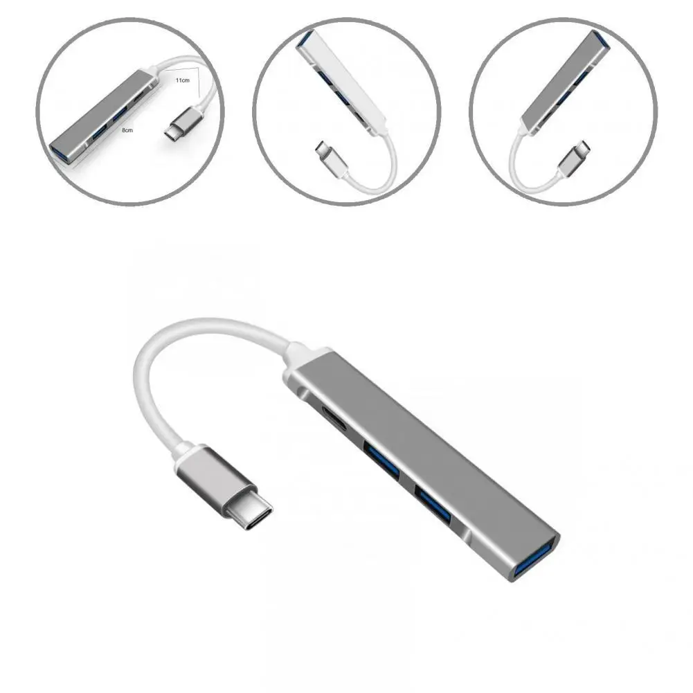 

Expansion Dock Cable Hub Lightweight Wear-resistant Portable USB3.0 USB2.0 Type-C Rust-proof Splitter Cable Hub