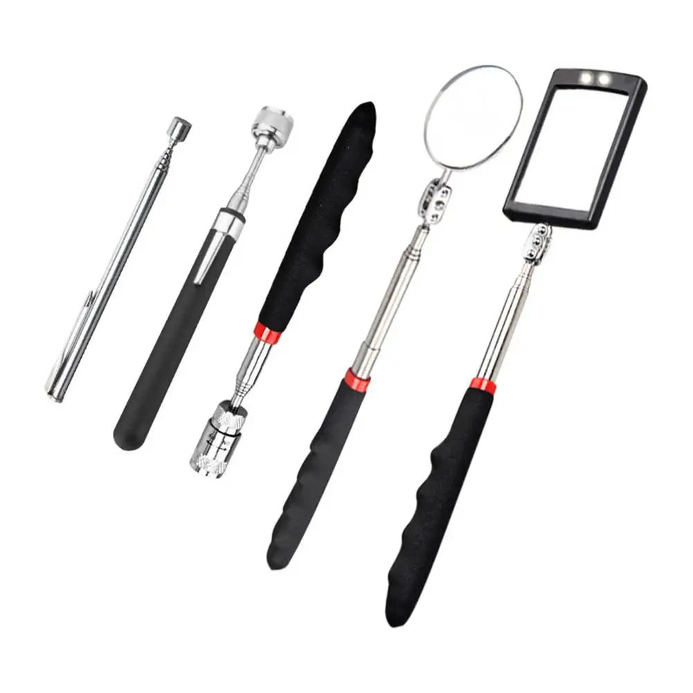 Телескопический магнитный пикап 5 шт. полный инструмент для фиксации автомобиля