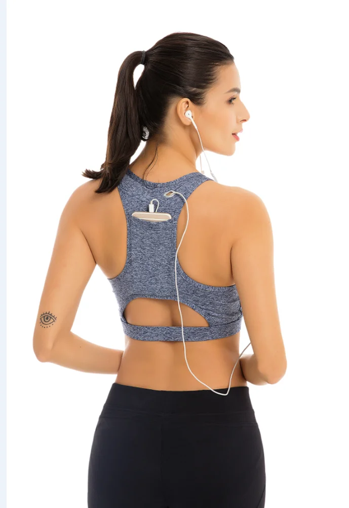 Женское Спортивное нижнее белье женское однотонное портативный мобильный