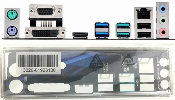 

Новая задняя панель I/O для материнской платы, просто защитная задняя панель, бесплатная доставка