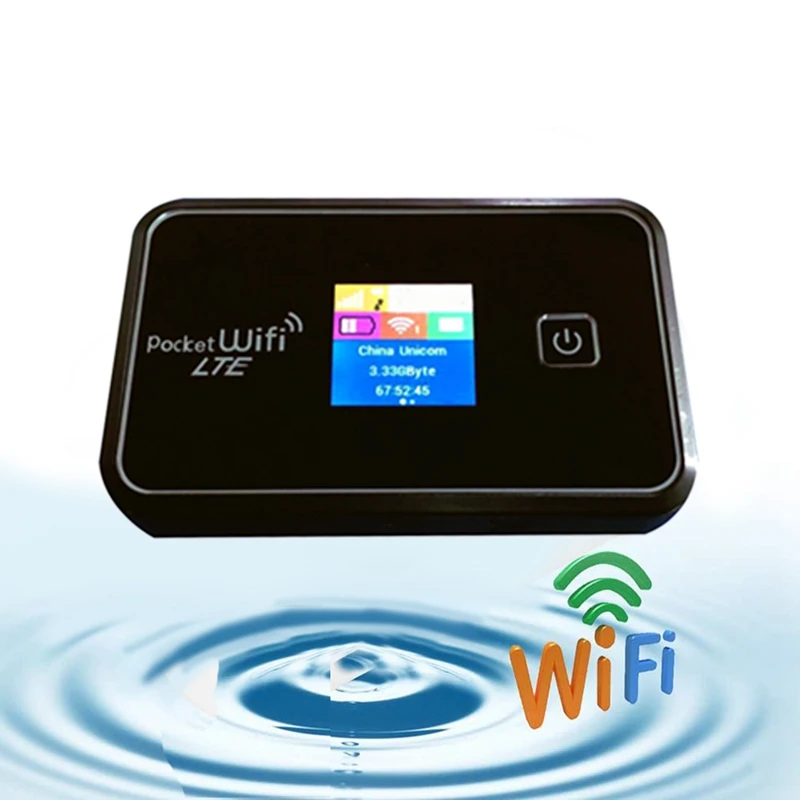 

4G LTE Wi-Fi маршрутизатор беспроводной Mifi 150 Мбит/с портативный маршрутизатор аккумулятор 4500 мАч с цветным дисплеем и слотом для Sim-карты