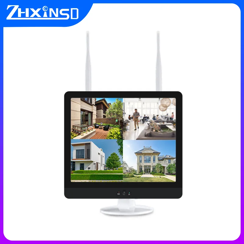 

Комплект наружных IP-камер видеонаблюдения ZHXINSD, 8 каналов, HD, NVR, P2P, Wi-Fi, с записью звука