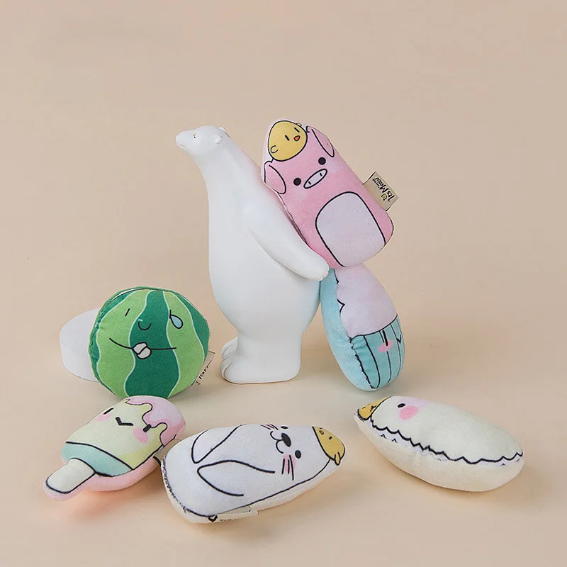 

1 шт. плюшевая игрушка для кошек с милым рисунком, кошачья мята, вокал, ударопрочный, устойчивый к царапинам кошачья мята, игрушка для кошек, и...