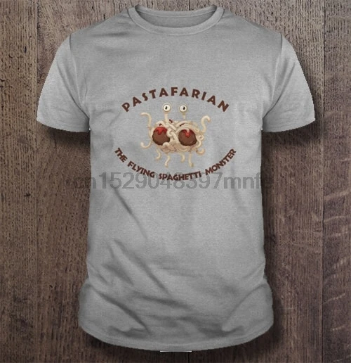 Мужская футболка Pastafarian the flying спагетти монстр Женская футболка|Мужские футболки|
