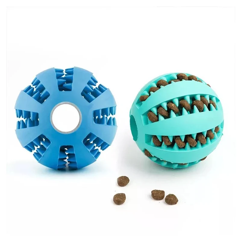 

Pet Sof Pet Dog Toys Toy Funny Interactive Elasticity Ball Dog Chew Toy For Dog Tooth Clean Ball Of Food Extra-tough Rubber Ball
