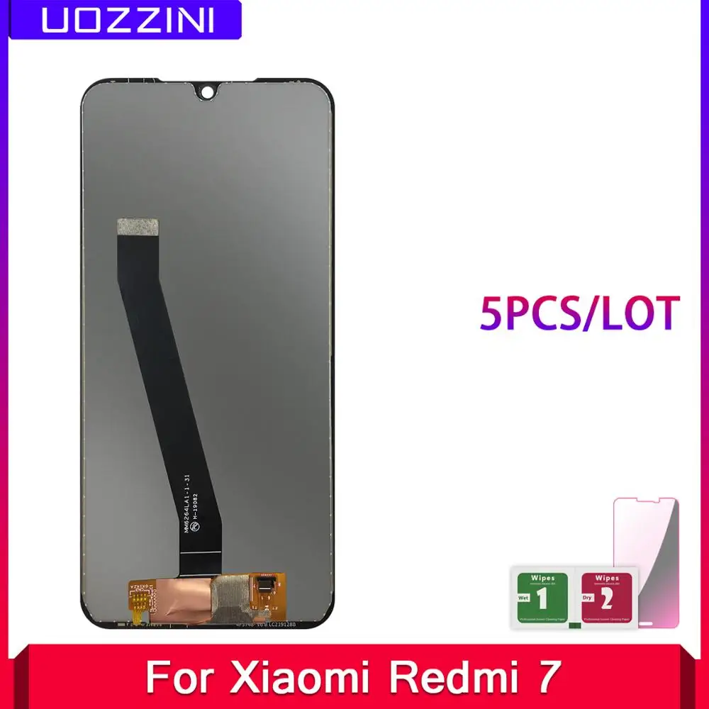 5 шт. Новые ЖК дисплеи для Xiaomi Redmi 7 7A дисплей сенсорный экран дигитайзер в сборе