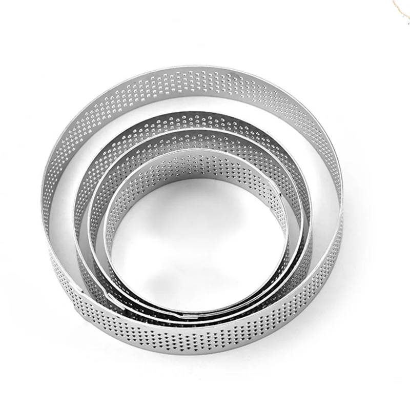 Круглое кольцо для торта из нержавеющей стали металлические кольца печенья